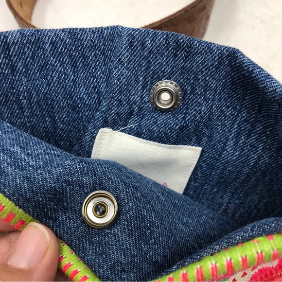 Free People X Tricia Fix "Isabella" Embroidered Belt Bag OOAK - Picture 5 of 14